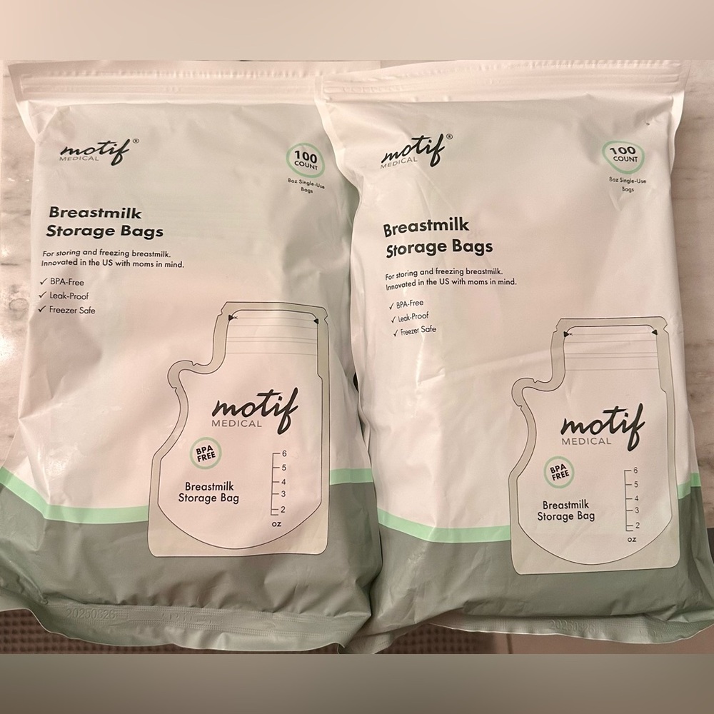 New! 200 Motif Breastmilk Storage Bags